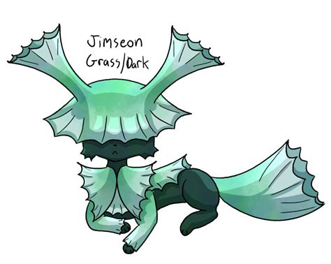 Jimseon Grassdark Type Eeveelution By Ranboo0fpompoms On Deviantart