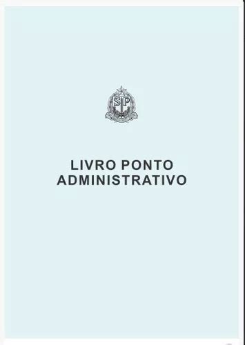 Livro De Ponto Administrativo 100 Fls Sp MercadoLivre