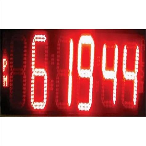 6 Inch Led 2 Line Digital Display Clock At Best Price In Mumbai