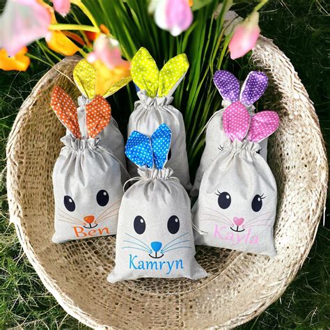 Easter Treat Bags Easter T For Kids Personalized Easter Treat Bags