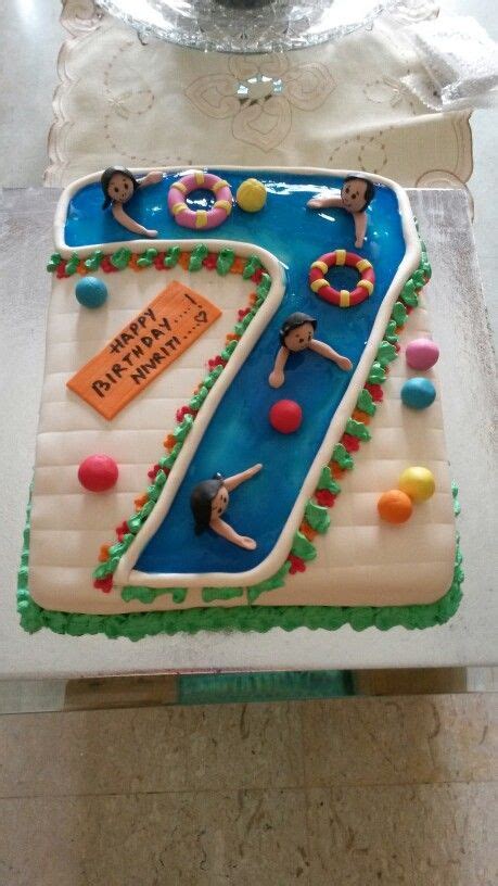 Best Cool Pool Cakes Images Pool Cake Swimming Cake Pool Party Cakes