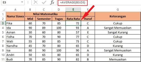 Rumus Mencari Predikat Di Excel Materi Belajar Online