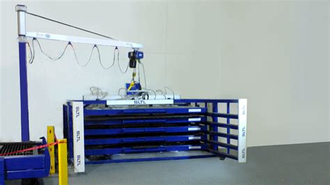 Pillar Jib Crane With Vacuum Gripper Ritm Industry