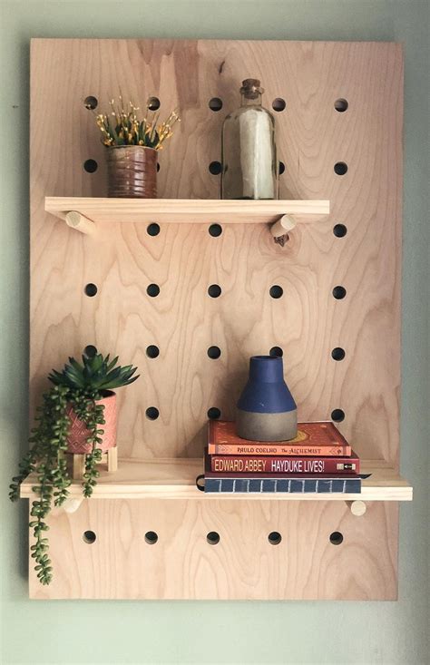 Midsize Pegboard Shelf Medium Holes X Etsy Peg Board