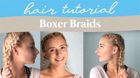 Boxer Braids Short Hair Youtube