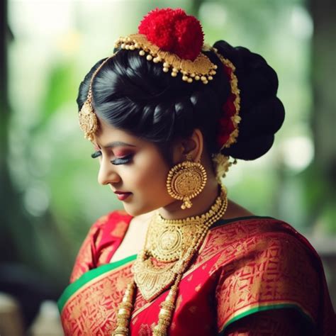 Bengali Wedding Hairstyle Bengali Wedding Indian Hairstyles Bridal Hair