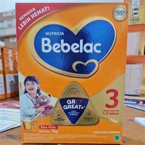 Jual Bebelac 3 Madu 1kg Shopee Indonesia