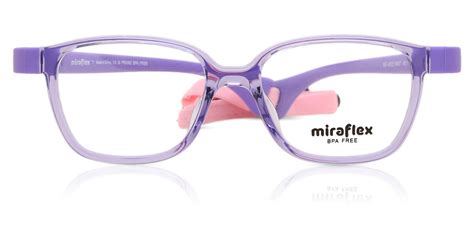 Miraflex MF4002 Kids K607 Eyeglasses in Transparent Lilac ...