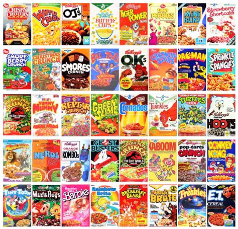 Solve Cereals Of Yesteryear Jigsaw Puzzle Online With Pieces