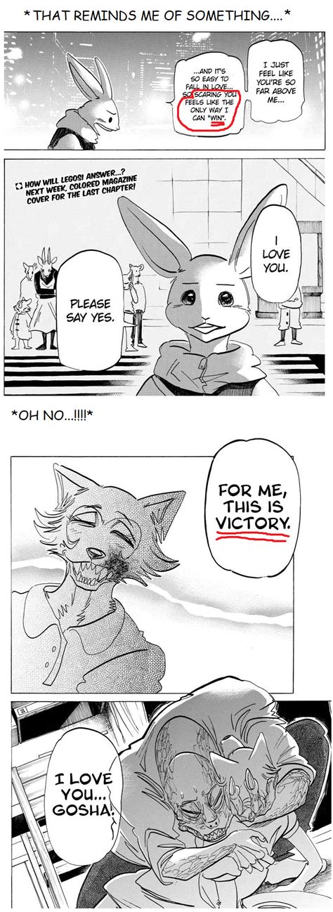 Beastars Happy Endingharu X Legosi For The Win Chapter 195 Meme