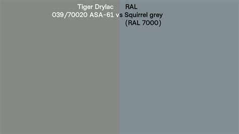 Tiger Drylac Asa Vs Ral Squirrel Grey Ral Side By