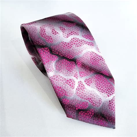 Corbata De Seda Italiana Marmolada Fucsia Camisas Corbatas Y Accesorios