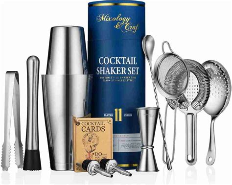 Professional Boston Cocktail Shaker Set Perfect For Any Bartender Cocktail Kit Mix