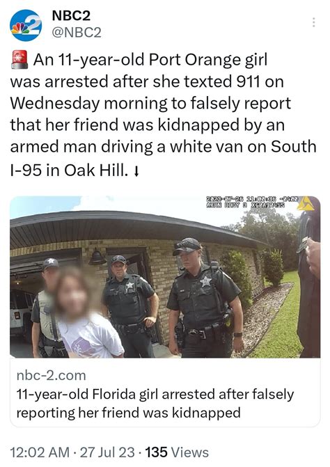 Girl Arrested