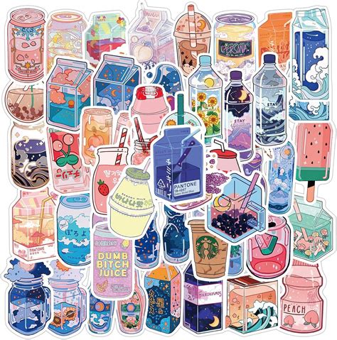 Pcs Japanese Anime Cute Girl Kawaii Stickers Scrapbooking Diary