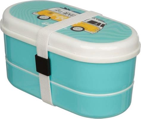 Bento Box Brooddoos Volkswagen Blauw Puckator Bol