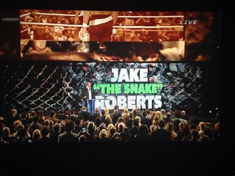 Jake "The Snake" Roberts Hall of Fame 2014 | Jake the snake roberts ...