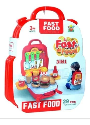 Maleta Fast Food Em Toy King Ifood Pe As Parcelamento Sem