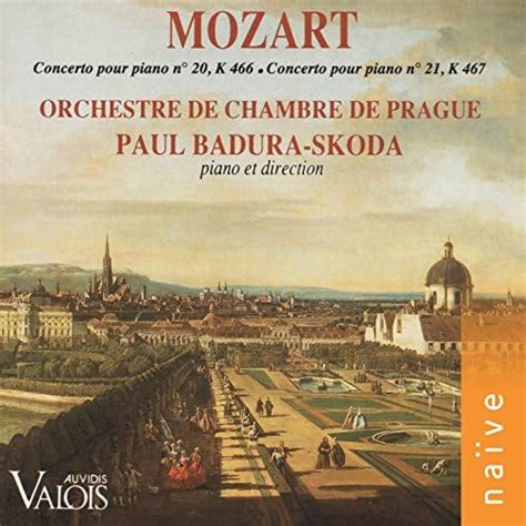 Mozart Concertos Pour Piano Nos Et Von Paul Badura Skoda