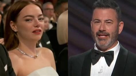 La Reacci N De Emma Stone Al Desafortunado Chiste De Jimmy Kimmel En