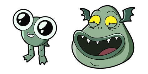 Star Vs The Forces Of Evil Buff Frog And Tadpole Cursor Sweezy Custom