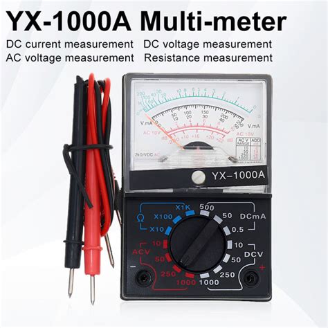 Multitester Multimeter Avometer Analog Lengkap YX 1000A Lazada