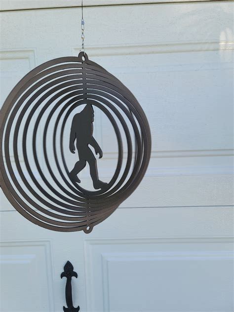 Bigfoot Wind Spinner For Yard Sasquatch Gifts Cryptidcore Decor