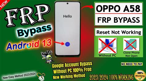 Oppo A Android Frp Bypass Fix Clone Phone Not Open Reset Not