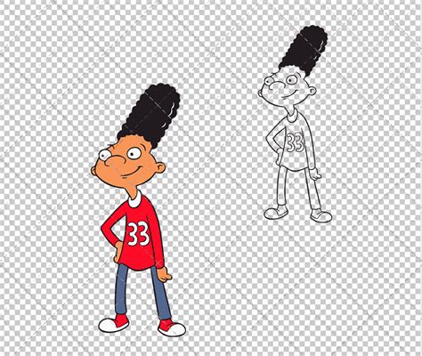 Gerald Johanssen - Hey Arnold, Svg, Dxf, Eps, Png - SvgShopArt