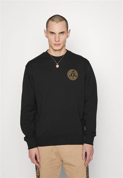 Versace Jeans Couture Sweatshirt Black Gold Schwarz Zalando At