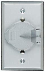 Legrand Pass Seymour 1 Gang Cast Zinc Recessed Flanged Inlet