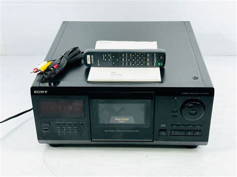 Vintage Pro Refurb Sony Mega Storage Cd Disk Cdp Cx Cd Player