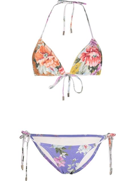 Zimmermann Essence Triangle Bikini Set Triangle Bikini Set Triangle