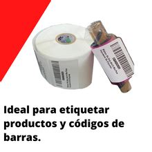 Etiqueta Térmica Directa 58x40 mm ideal para códigos de barras Rollo