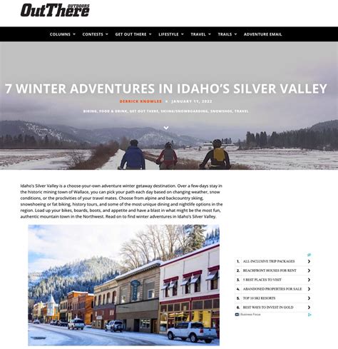 7 Winter Adventures In Idahos Silver Valley Visit Coeur Dalene