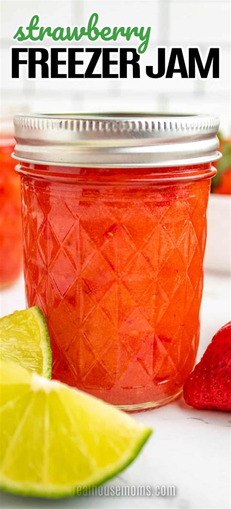 Strawberry Freezer Jam ⋆ Real Housemoms