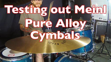 Playing On The Meinl Pure Alloy Cymbals Pt Cameron Fleury Youtube