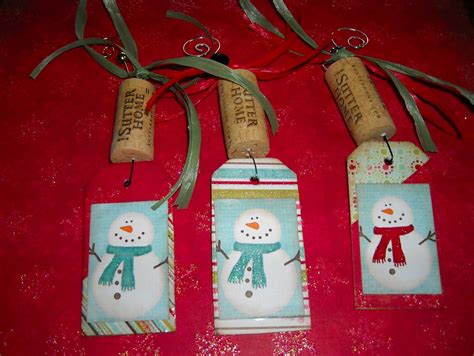 Look Beyond The Picket Fence Snowman Ornaments