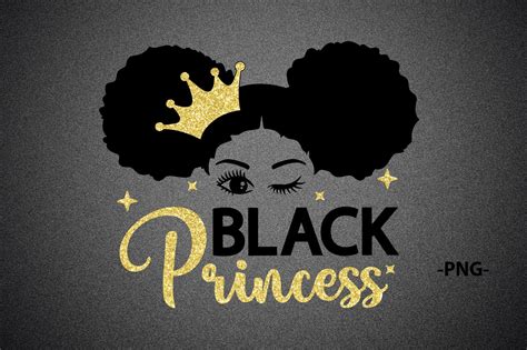 Black Princess Svg Black Queen Svg Black Girl Svg Hair Etsy