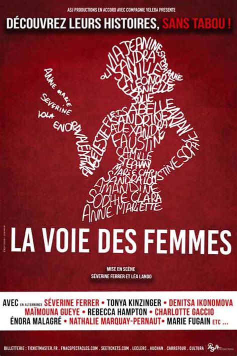 La Voie des Femmes le spectacle initié par Séverine Ferrer en tournée