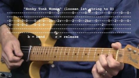 Honky Tonk Woman Guitar Chords