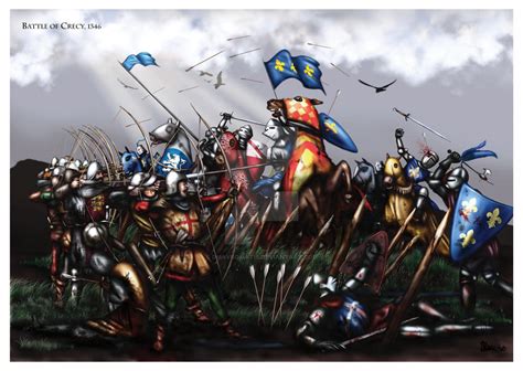 Battle of Crecy, 1346 by dmavromatis on DeviantArt