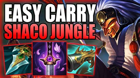 HOW TO EASILY CARRY WITH SHACO JUNGLE FOR BEGINNERS Best Build Runes