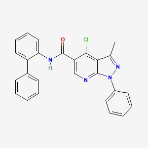 N Biphenyl Yl Chloro Methyl Phenyl H Pyrazolo B