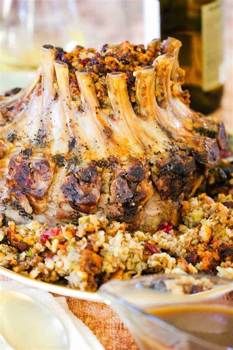 Royal Crown Roast Of Pork With Stuffing How To Feed A Loon