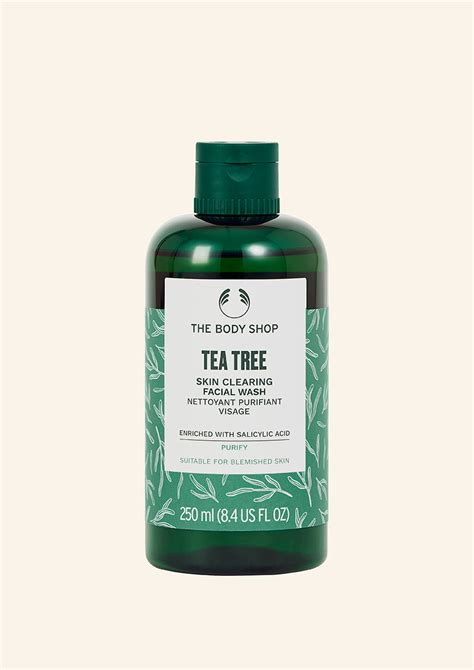 Tea Tree Oil Face Wash Tea Tree Oil The Body Shop