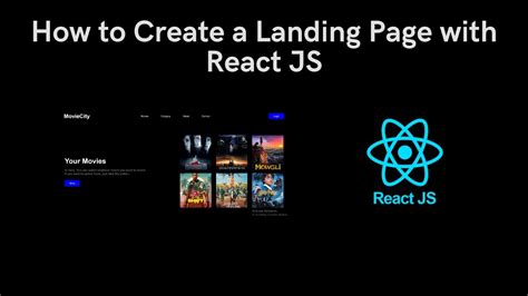 How To Create A Landing Page With React JS React Tutorials YouTube