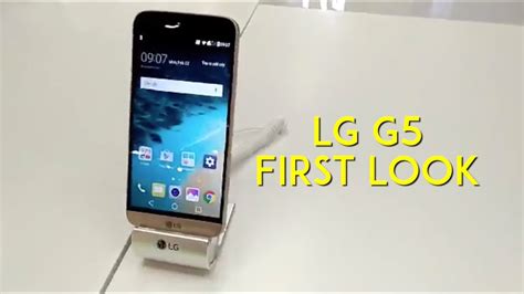 Mwc 2016 Lg G5 First Look Video Youtube