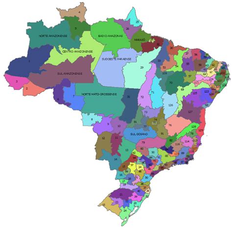 MesorregiÕes Dos Estados Do Brasil