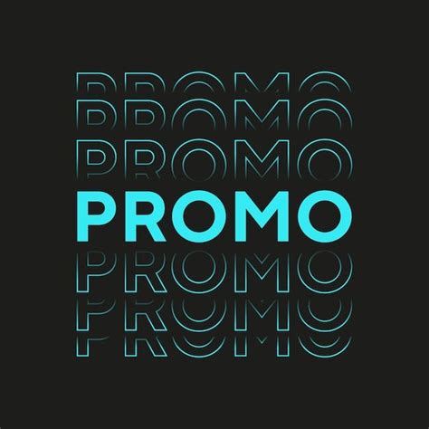 Promo nuevo diseño de tipografía de profesión de efecto de texto para